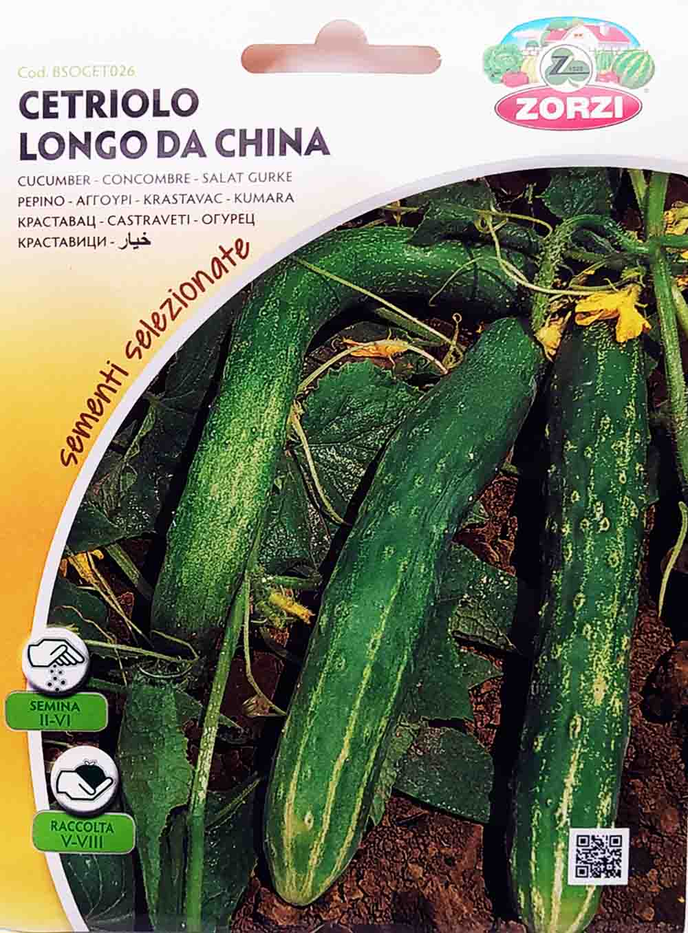 Αγγούρι μακρύ China long (hobby bag) Αγγούρι μακρύ China long (hobby bag 4 γρ)