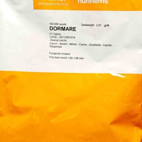 Καρότο υβρίδιο Dormare F1 (φάκελος 100000 σπόρων)